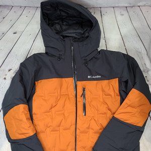 Men’s Wild Card™ II Down Jacket – Mens XL – Warm Copper, Black